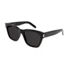 Saint Laurent Acetate Black  Sunglasses In Black