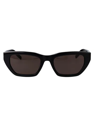 Saint Laurent Cat Eye Sunglasses In Black