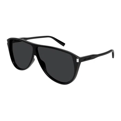 Saint Laurent Acetate  Black Sunglasses
