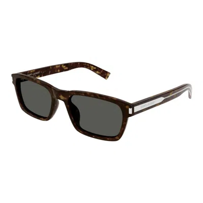 Saint Laurent Acetate Havana Crystal Sunglasses