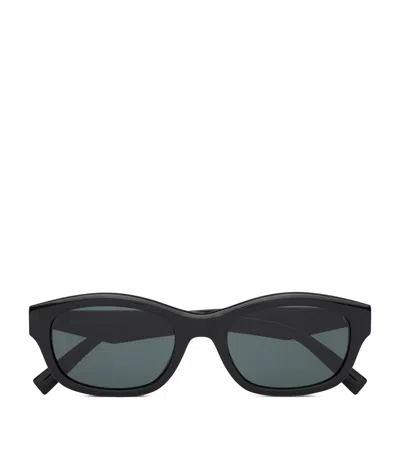 Saint Laurent Acetate M172 Sunglasses In Black