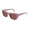 Saint Laurent Eyewear Rectangular Frame Sunglasses