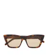 Saint Laurent Acetate Sl 276 Sunglasses In Brown