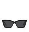Saint Laurent Acetate Sl 657 Sunglasses In Black