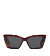 Saint Laurent Acetate Sl 657 Sunglasses In Brown
