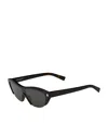 Saint Laurent Acetate Sl 704 Sunglasses In Brown