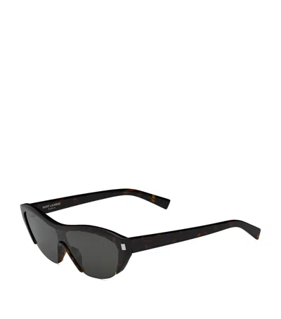 Saint Laurent Acetate Sl 704 Sunglasses In Black