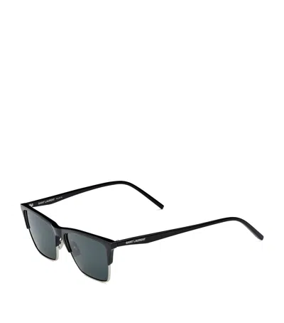 Saint Laurent Acetate Sl 767 Sunglasses In Black
