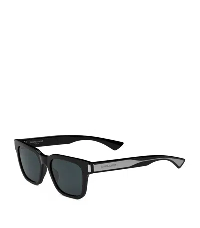 Saint Laurent Acetate Sl 790 Sunglasses In Black