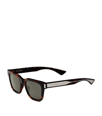 Saint Laurent Acetate Sl 790 Sunglasses In Black
