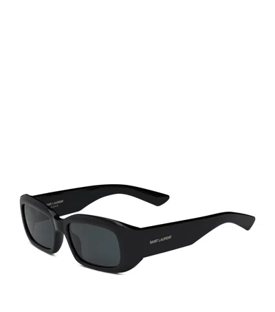 Saint Laurent Acetate Sl 809 Sunglasses In Black