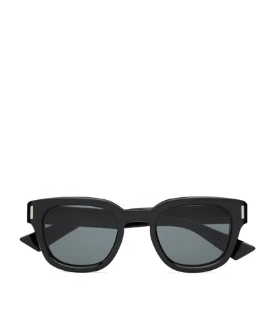 Saint Laurent Acetate Sl 838 Sunglasses In Black