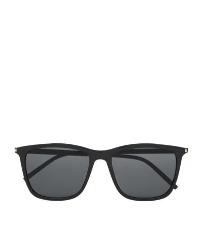 Saint Laurent Acetate Sl 851 Sunglasses In Black