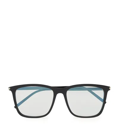 Saint Laurent Acetate Sl 851 Sunglasses In Black