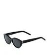 Saint Laurent Acetate Sl M148 Sunglasses In Black