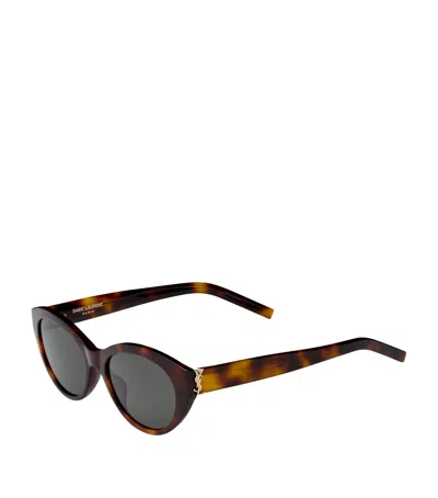Saint Laurent Acetate Sl M148 Sunglasses In Brown