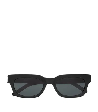 Saint Laurent Acetate Sl M175 Square Sunglasses In Black