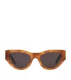 Saint Laurent Acetate Sl M94 Sunglasses In Brown