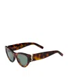Saint Laurent Acetate Sl M94 Sunglasses In Brown