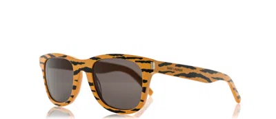 Pre-owned Saint Laurent Acetate Sl51 Sunglasses In Gray