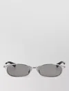 Saint Laurent Rectangular Acetate Sunglasses In Gray
