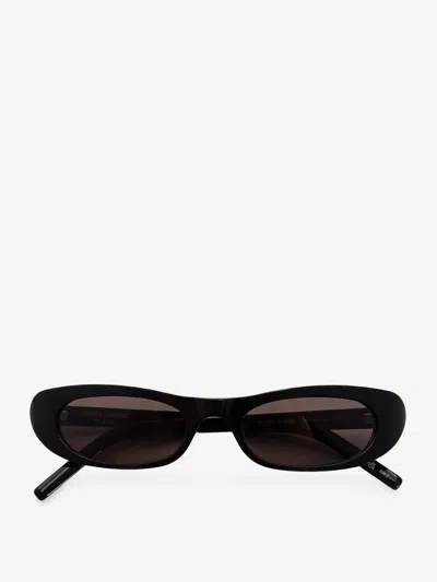 Saint Laurent Acetate Sunglasses In Black