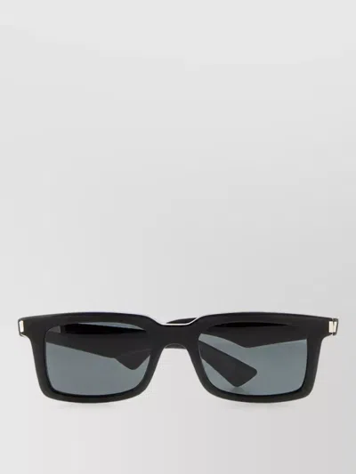 Saint Laurent Sl 860 D-frame Recycled Acetate Sunglasses In Transparent
