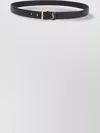 Saint Laurent Adjustable Belt Textured Gold-tone Buckle