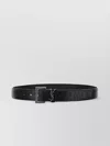 Saint Laurent Adjustable Croco Leather Print Belt