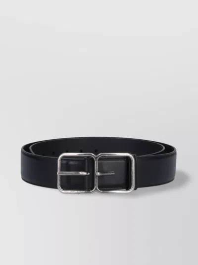 Saint Laurent Adjustable Square Buckle Belts