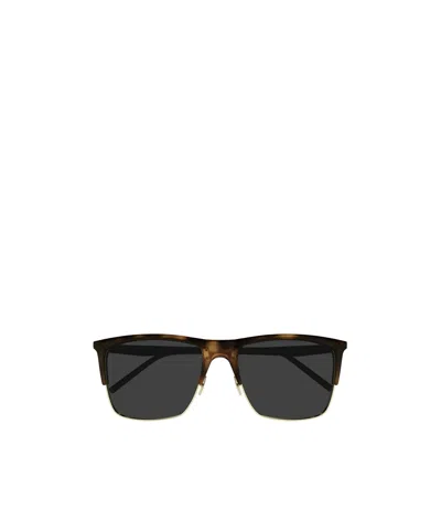 Saint Laurent Adjustable Sunglasses In Black