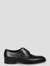 Saint Laurent Classic Derby Shoes In Black