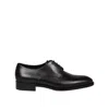 Saint Laurent Adrien Leather Derbies In Black