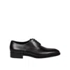 Saint Laurent Classic Derby Shoes In Black