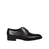 Saint Laurent Classic Derby Shoes In Black