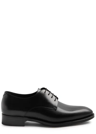 SAINT LAURENT SAINT LAURENT ADRIEN LEATHER DERBY SHOES