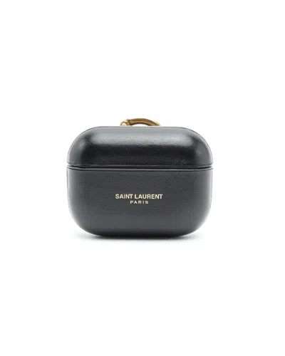 Saint Laurent Air Pods Pro Case In Black