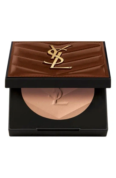 Saint Laurent All Hours Hyper Bronze Powder In 01 Light Sepia