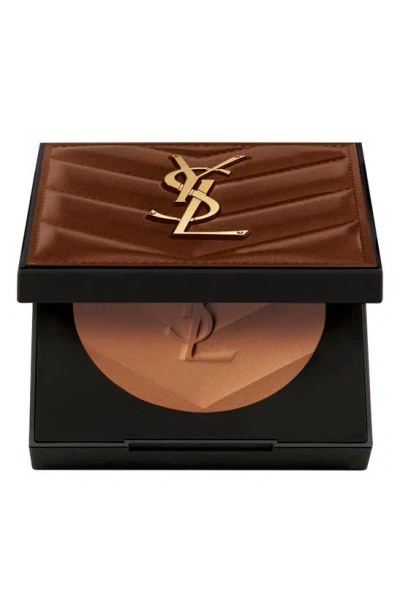 Saint Laurent All Hours Hyper Bronze Powder In 04 Warm Sandalwood