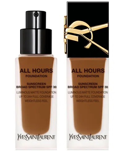 Saint Laurent All Hours Luminous Matte Foundation Spf 30 In Dw7