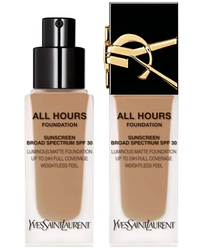 Saint Laurent All Hours Luminous Matte Foundation Spf 30 In Mw9