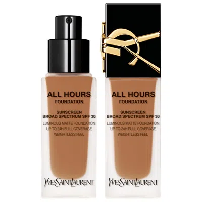 SAINT LAURENT ALL HOURS LUMINOUS NATURAL MATTE FOUNDATION 24H LONGWEAR SPF 30 WITH HYALURONIC ACID DN1 .85 OZ. / 2