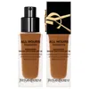 Saint Laurent All Hours Luminous Matte Foundation 24h Wear Spf 30 With Hyaluronic Acid In Dw5