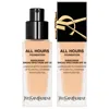 Saint Laurent All Hours Luminous Matte Foundation 24h Wear Spf 30 With Hyaluronic Acid In Lc1