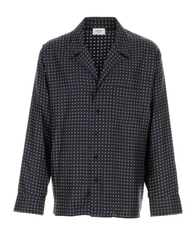 SAINT LAURENT SAINT LAURENT ALL-OVER PATTERNED BUTTON-UP SHIRT
