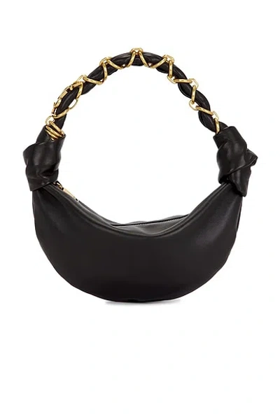 Saint Laurent Amalia Hobo Mini Bag In Black