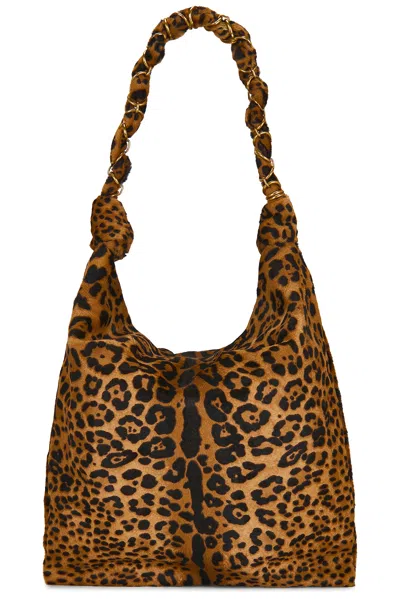 Saint Laurent Amalia Shoulder Bag In Manto Naturale