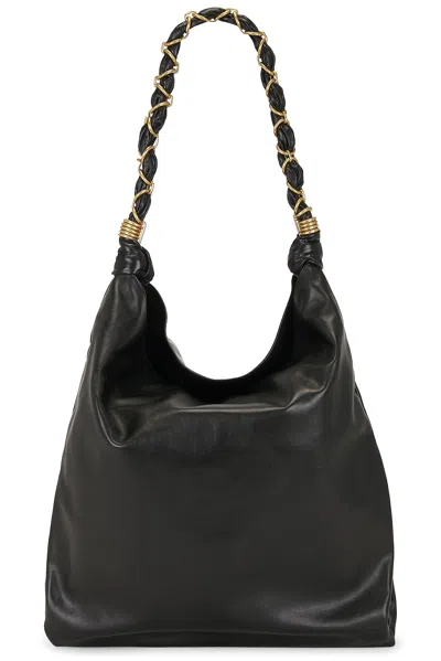 Saint Laurent Amalia Shoulder Bag In Nero