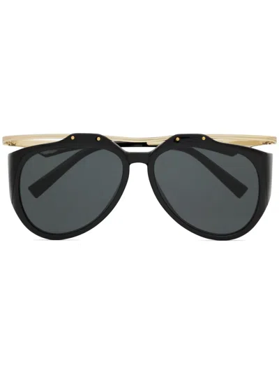 Saint Laurent Occhiale Da Sole Sl M137 Amelia In Black