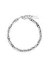 Saint Laurent Chain-link Detail Bracelet In Silver